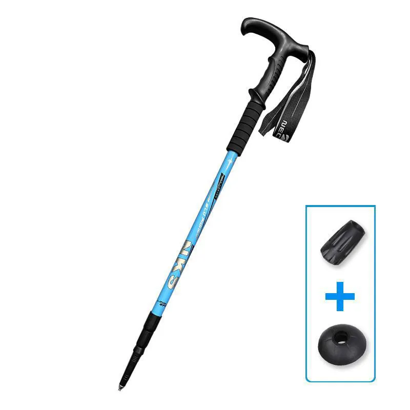 2pcs/lot walking stick Trekking poles