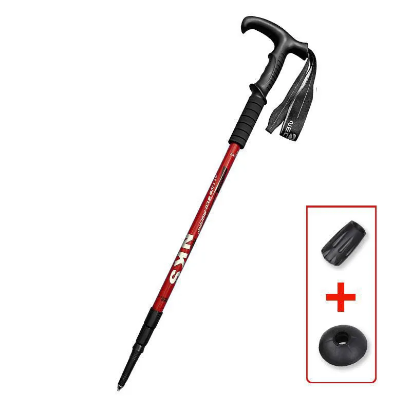 2pcs/lot walking stick Trekking poles