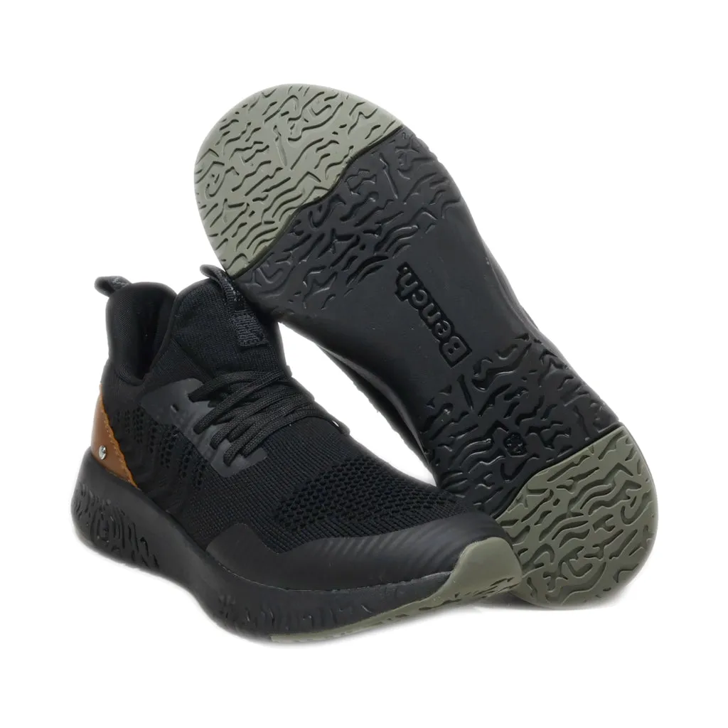 Bench. Sport Shoes Fabric Black Colour For Men