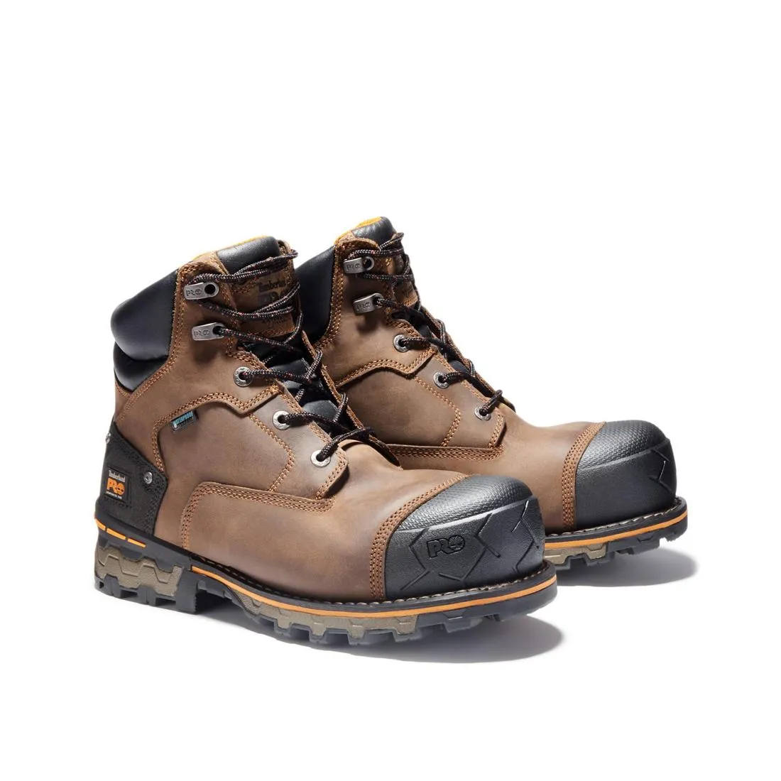 Boondock 6 Inch Composite-Toe Waterproof Work Boot Brown