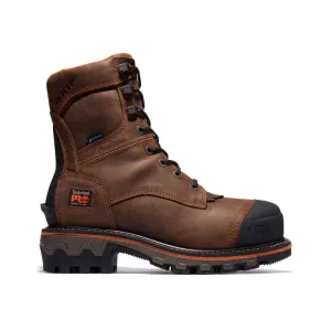 Boondock HD 8 Inch Composite-Toe Waterproof Ins 400G Logger Work Boot Brown