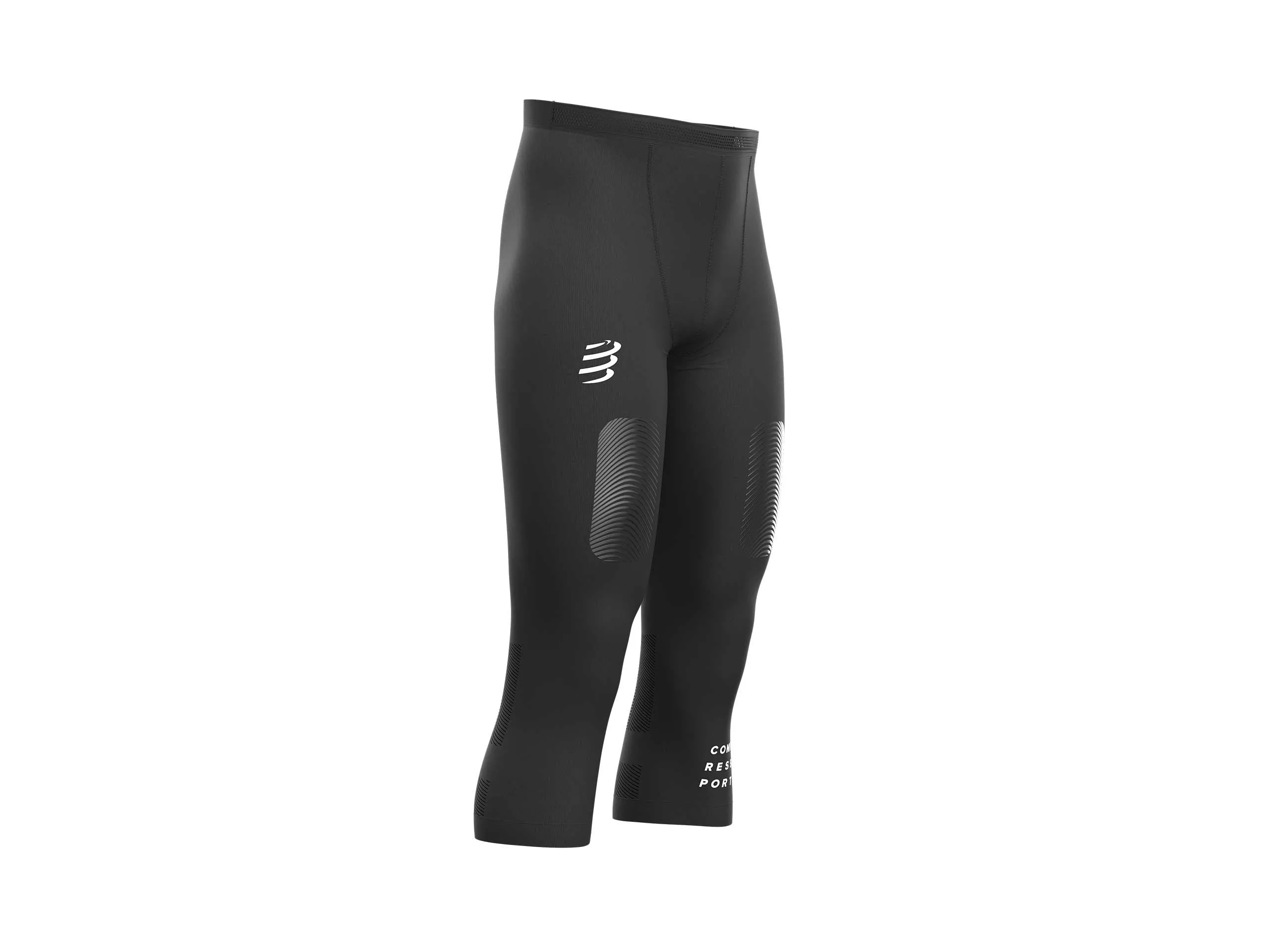 Compressport Men's Trail Under Control Pirate 3/4 - Black ( AM00005B )