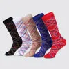 Criss Cross Streak Crew Socks 5 Pack