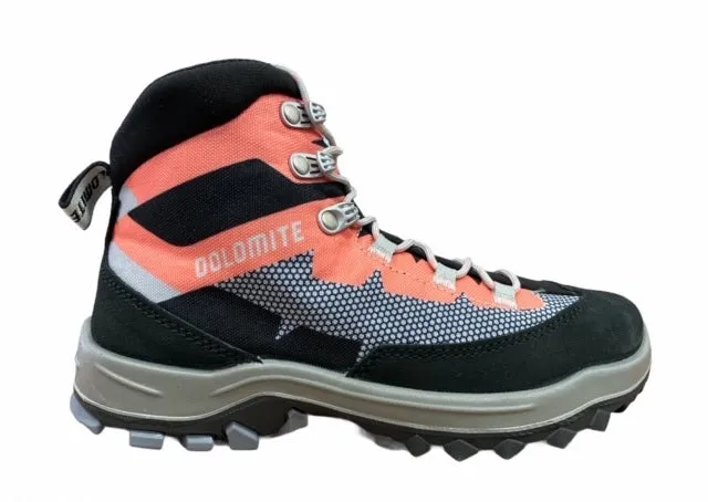 Dolomite scarponcino da trekking da ragazzi Steinbock WT GTX 282783 PGCR grigio peltro-rosso corallo