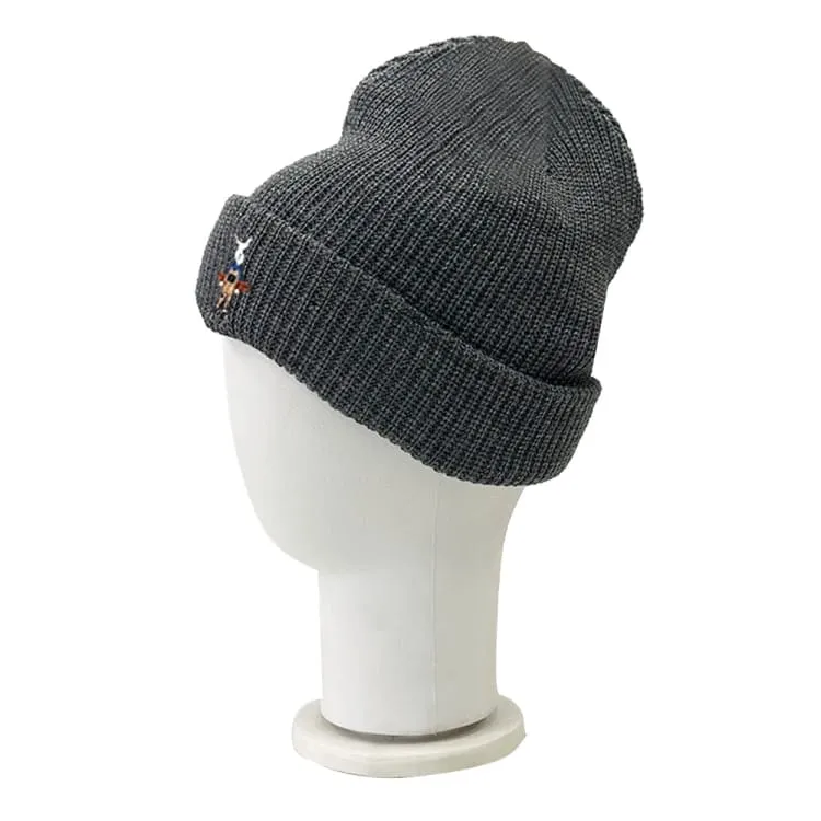 Keep White Rabbit Beanies-CHARCOAL