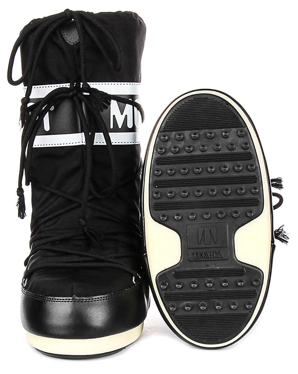 Moon Boot Icon Nylon In Black For Women