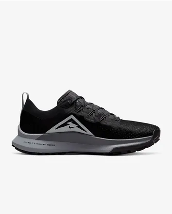 Nike Scarpa da trail da uomo React Pegasus Trail 4 DJ6158 001 nero-grigio scuro