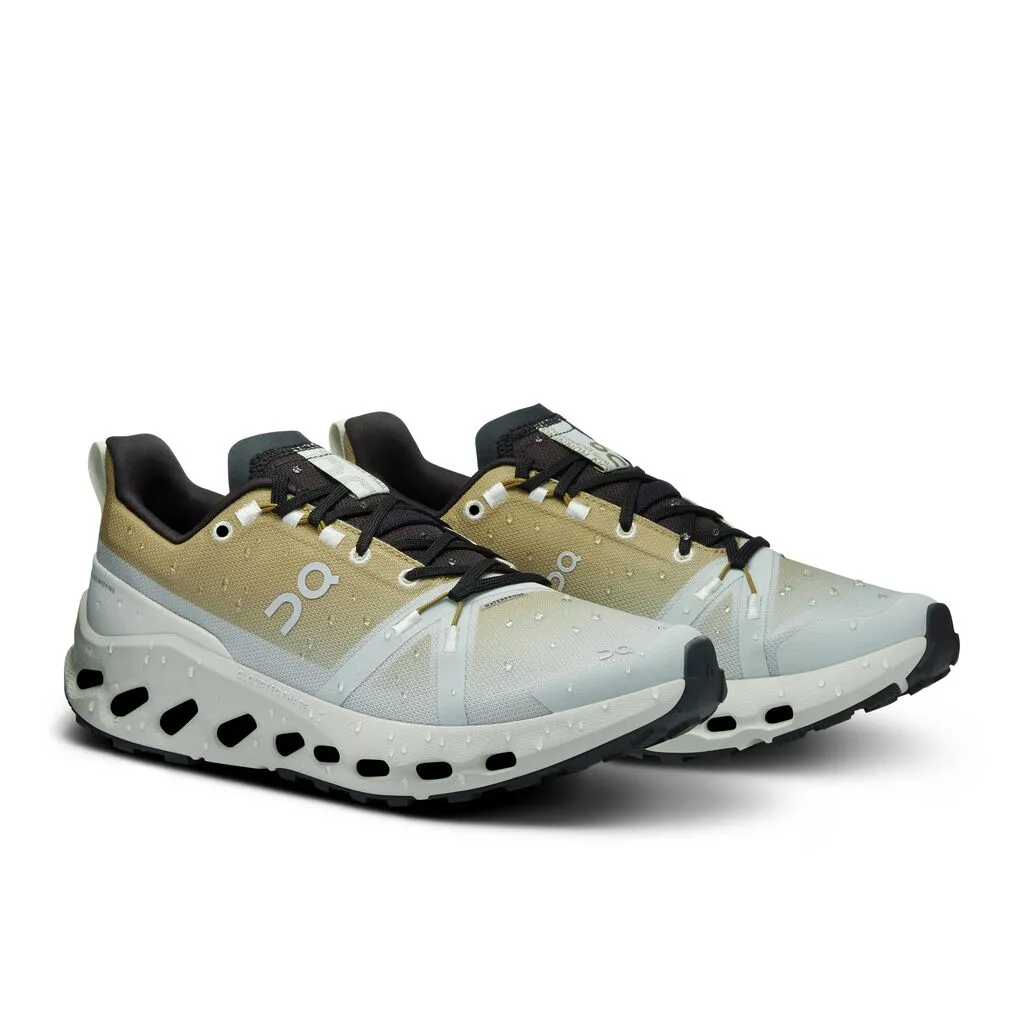 On Running Cloudsurfer Trail Waterproof (Womens) - Safari/Mineral