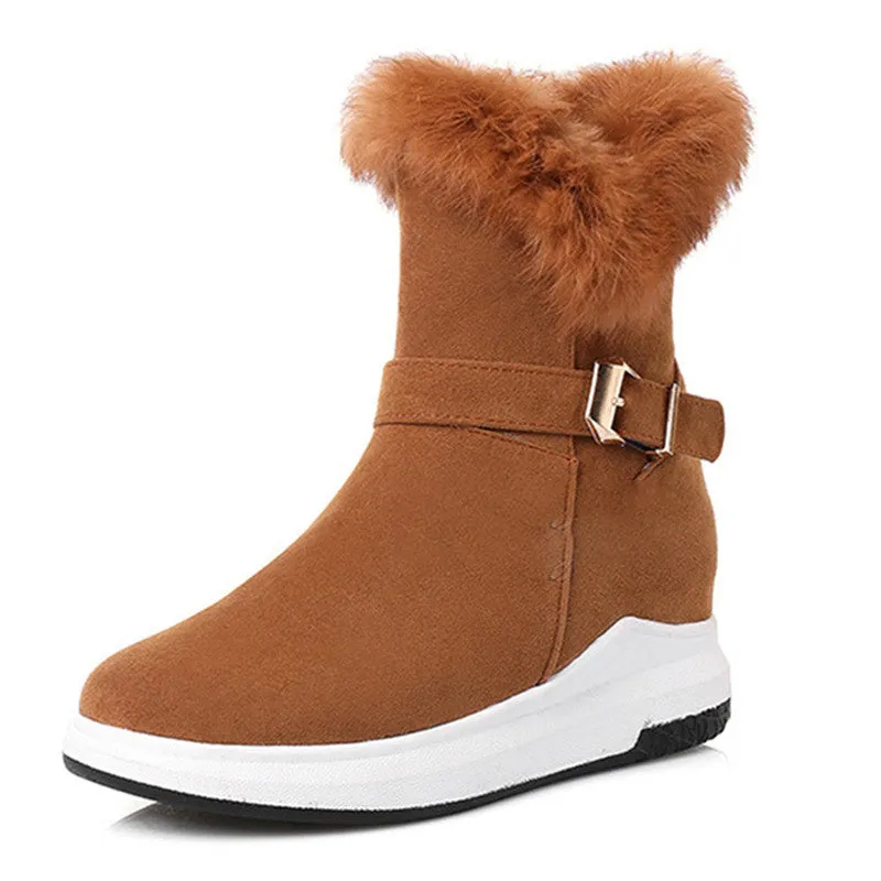 Oversized warm snow boots