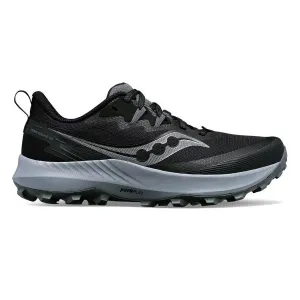 Saucony Peregrine 14 Wide | Black / Carbon | Womens