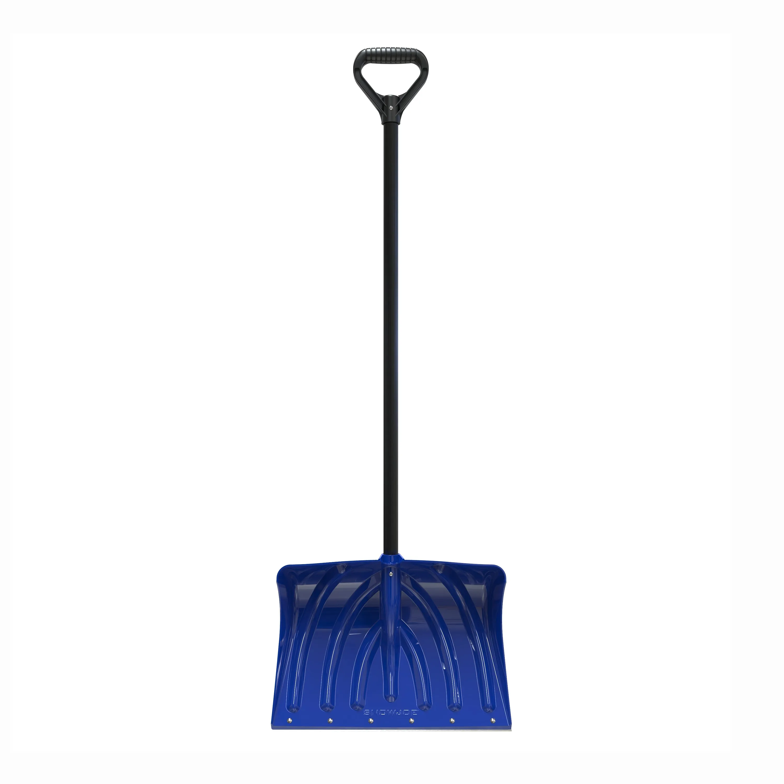 Snow Joe SNJ18PM-PRO 18-Inch Combination Snow Shovel/Pusher | w/ Wear Strip, Deep Blade, Steel Ribbed Shaft, & D-Grip Handle | 51-Inch Handle | Retail Ready