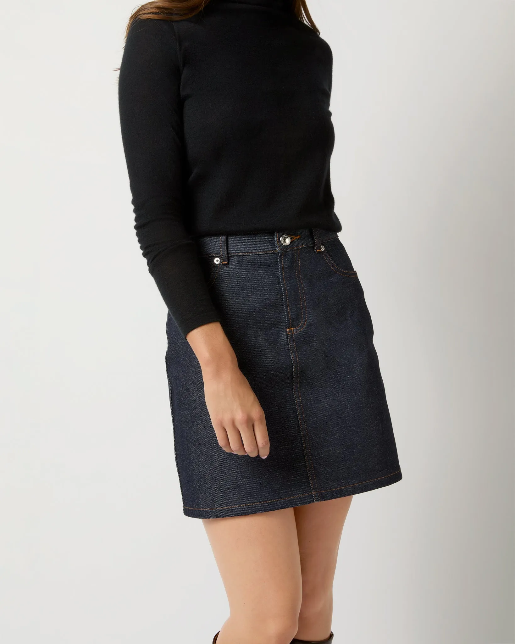 Standard Skirt in Indigo