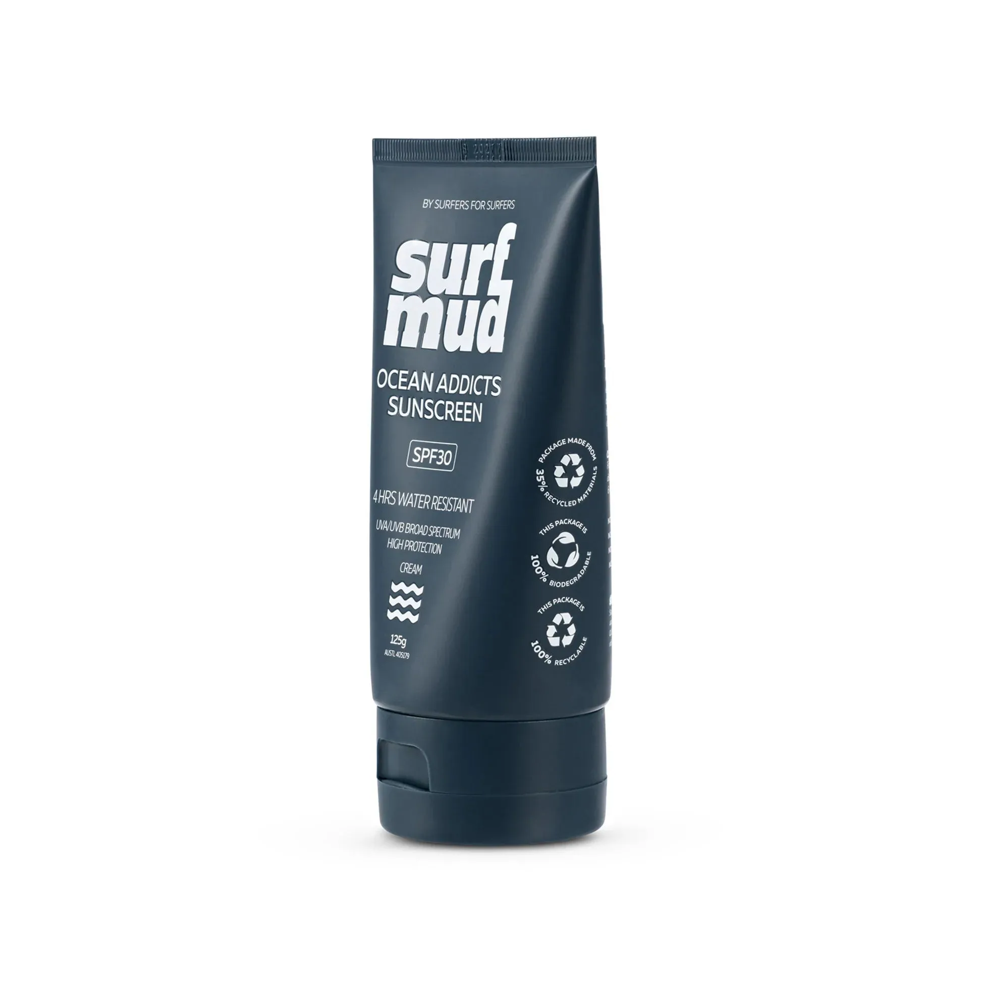 Surfmud Australia - Ocean Addicts SPF30 Sunscreen - 125g