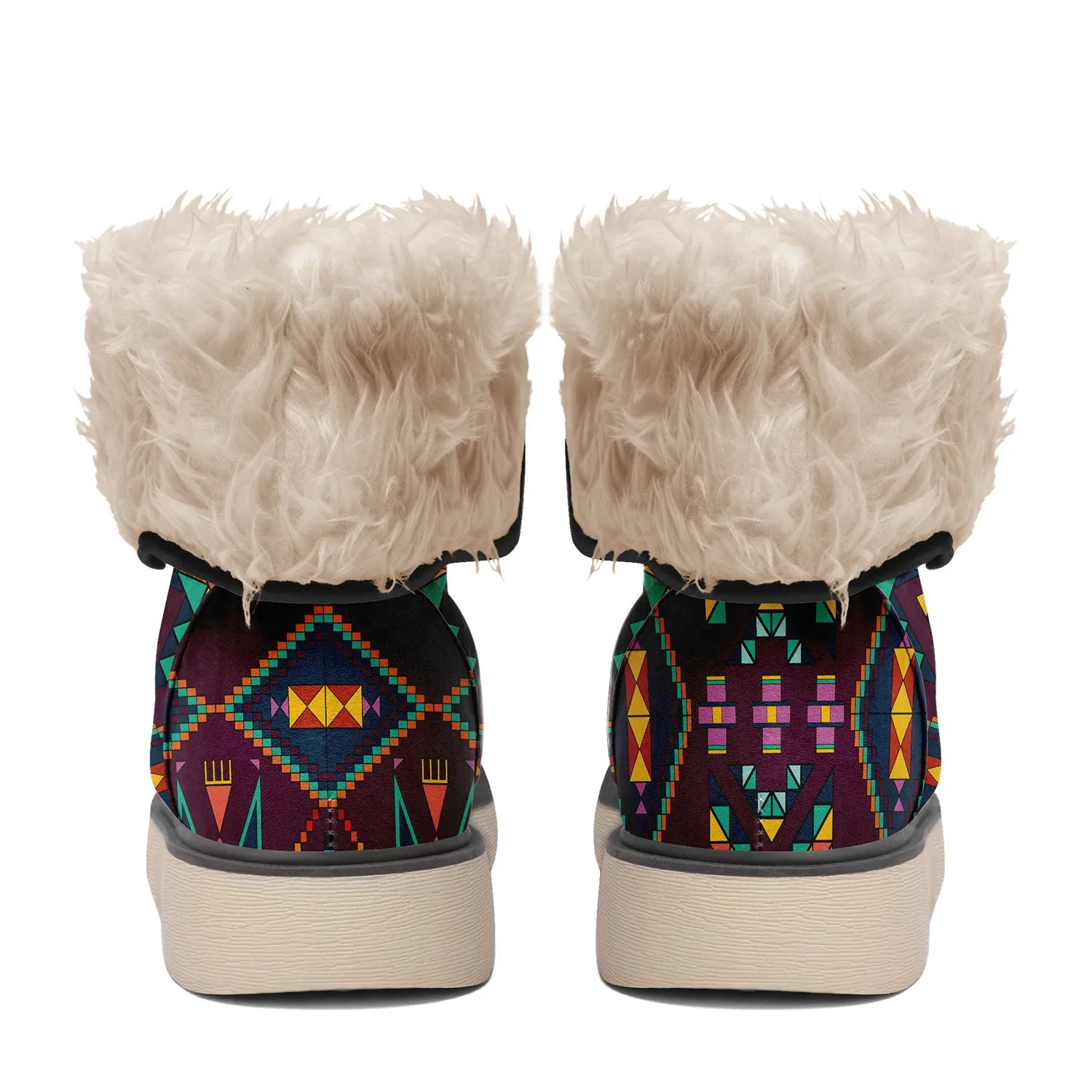 Travois Tipi Berry Polar Winter Boots