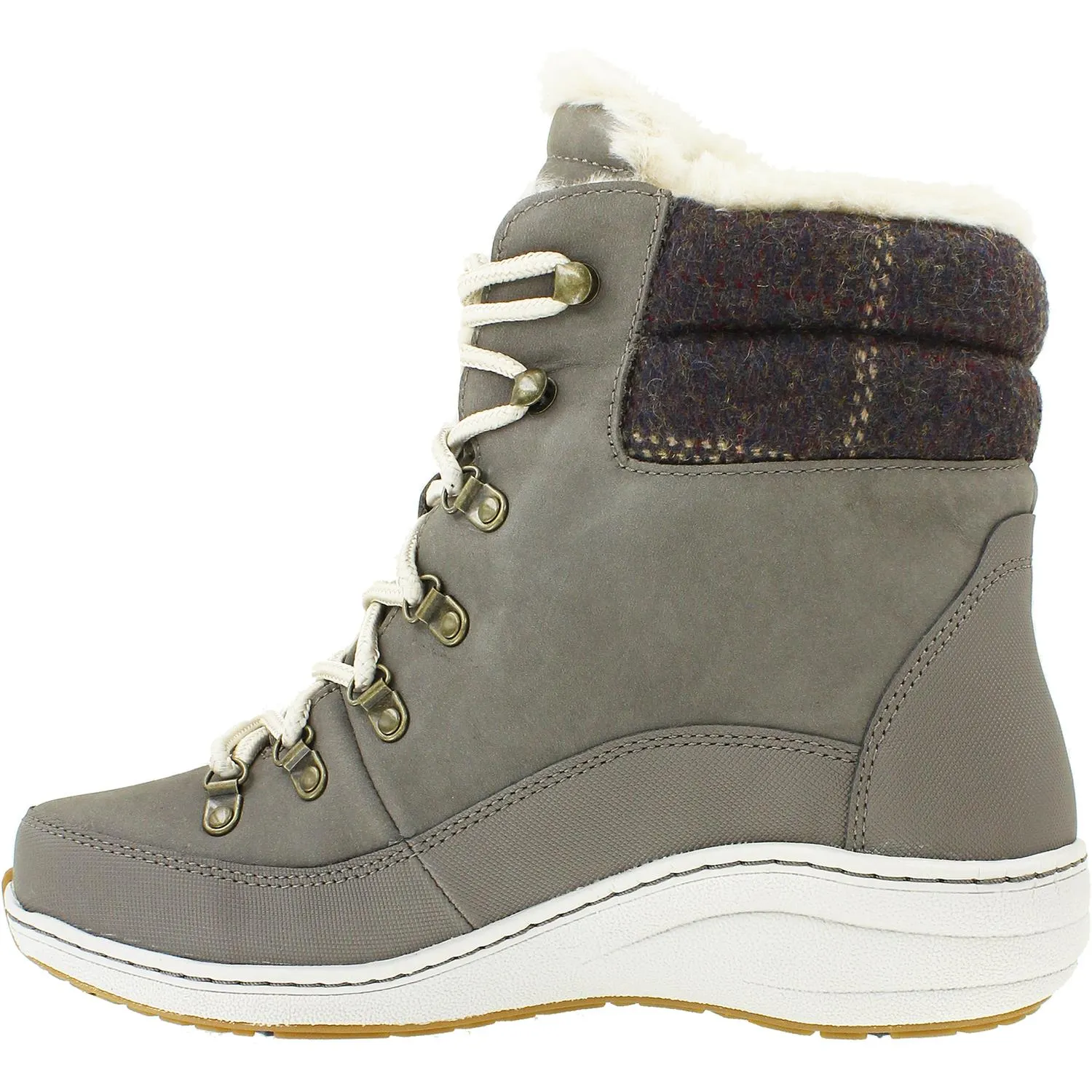 Women's Aetrex Jodie Warm Grey Suede