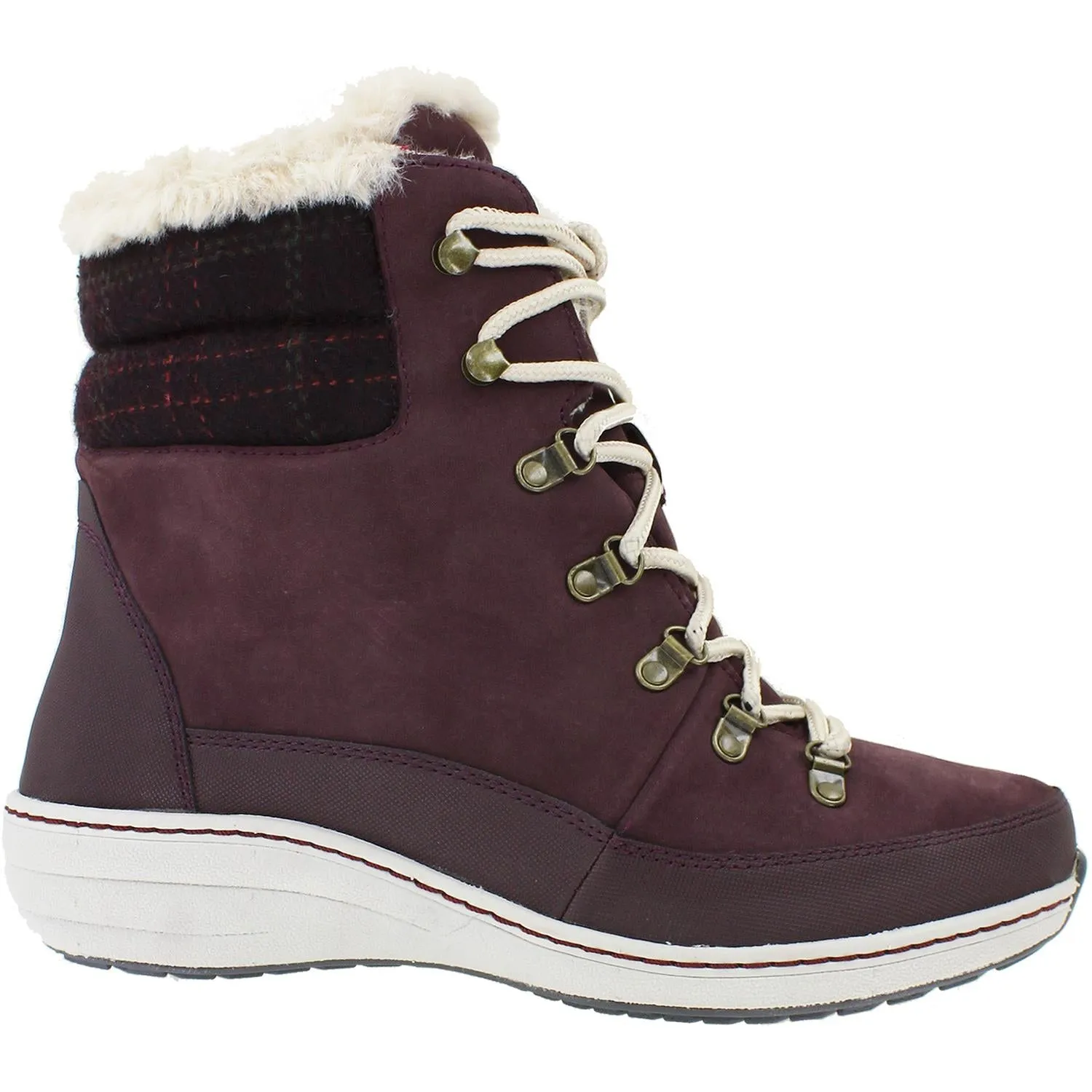 Women's Aetrex Jodie Wine Suede