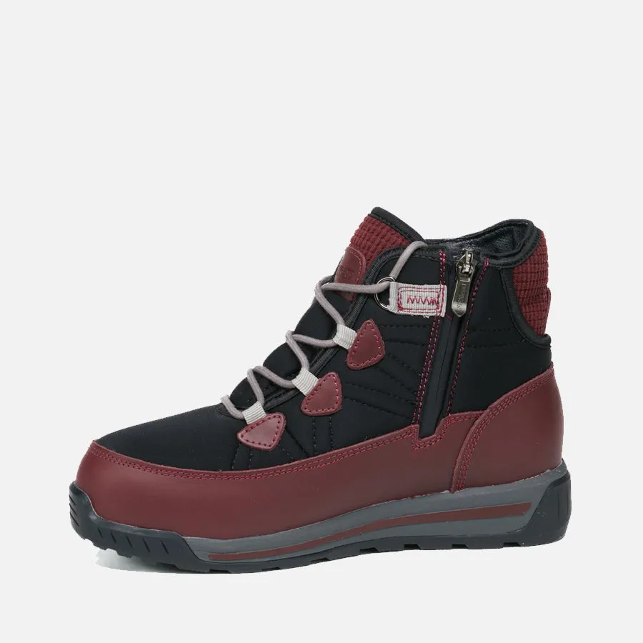 Women's NexGrip Ice Wonder Mid (Burgundy Repel Leather)